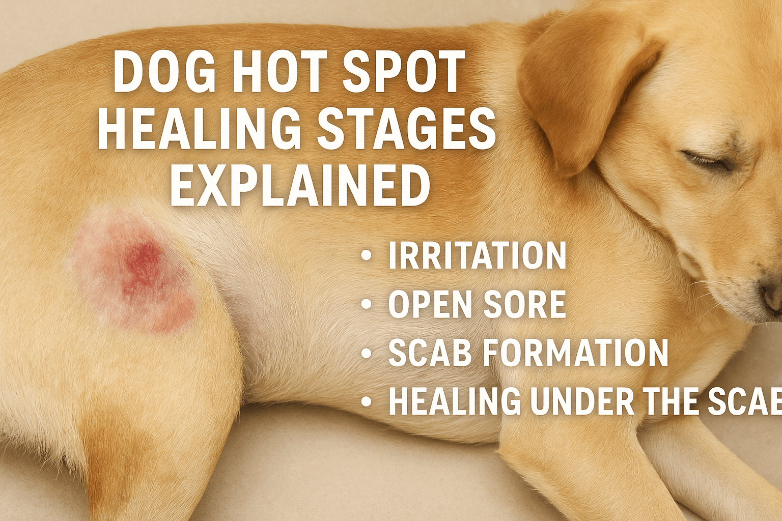 Dog Hot Spot Healing Stages Explained