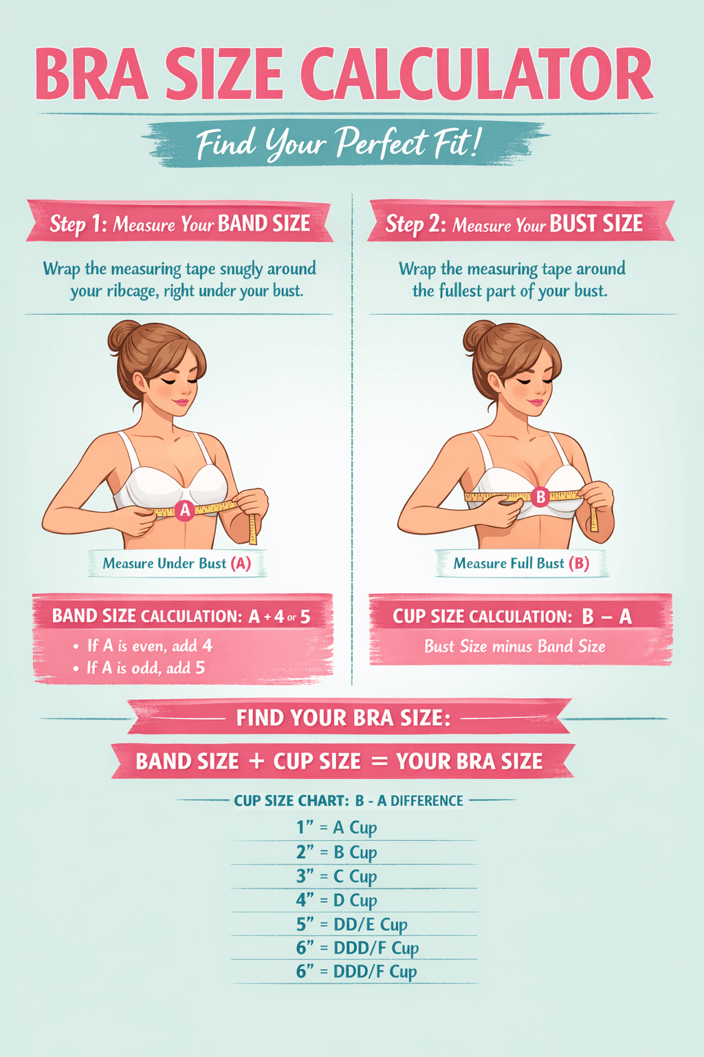 Free Bra Size Calculator | Find Your Perfect Fit