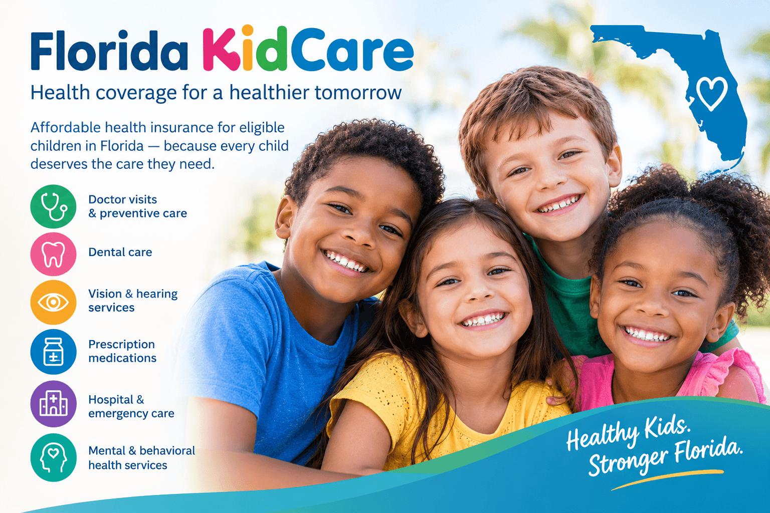 Florida KidCare: Eligibility, Costs, Benefits, and How to Apply for Children’s Health Insurance
